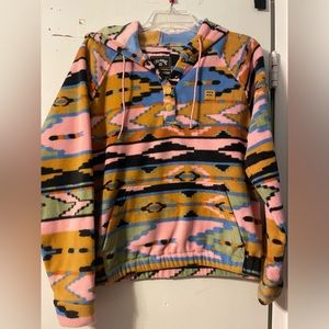 BILLABONG A/DIV GO OUTDOORS PULLOVER FLEECE HOODIE - WOMEN'S